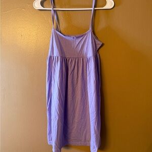 Purple Spaghetti Strap Dress